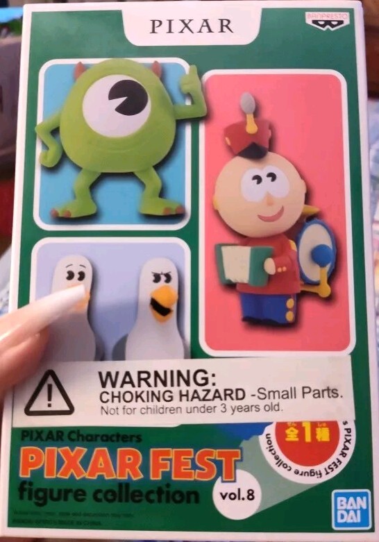 Banpresto Characters Pixar Fest Figure Collection Vol. 8 Set of 3 Figures Sealed Banpresto Characters Pixar Fest Figure Collection Vol. 8 Set of 3 Figures Sealed