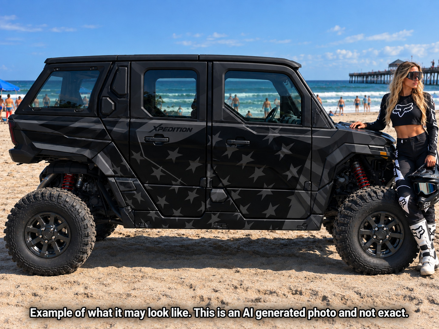2024-2025 Polaris Xpedition ADV 4 Door UTV Graphics Kit D69-4 Stealth USA