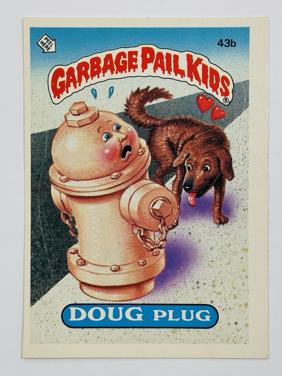 1985 Topps Garbage Pail Kids GPK -Series 2 -Glossy #43b DOUG PLUG (EX) See PICS 1985 Topps Garbage Pail Kids GPK -Series 2 -Glossy #43b DOUG PLUG (EX) See PICS