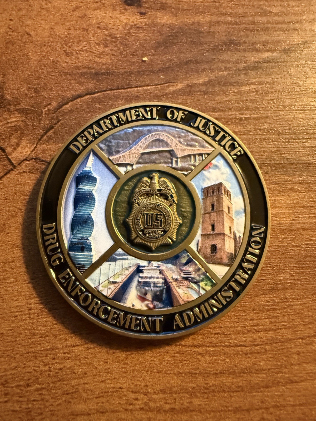Department of Justice DEA Panama City Challenge Coin