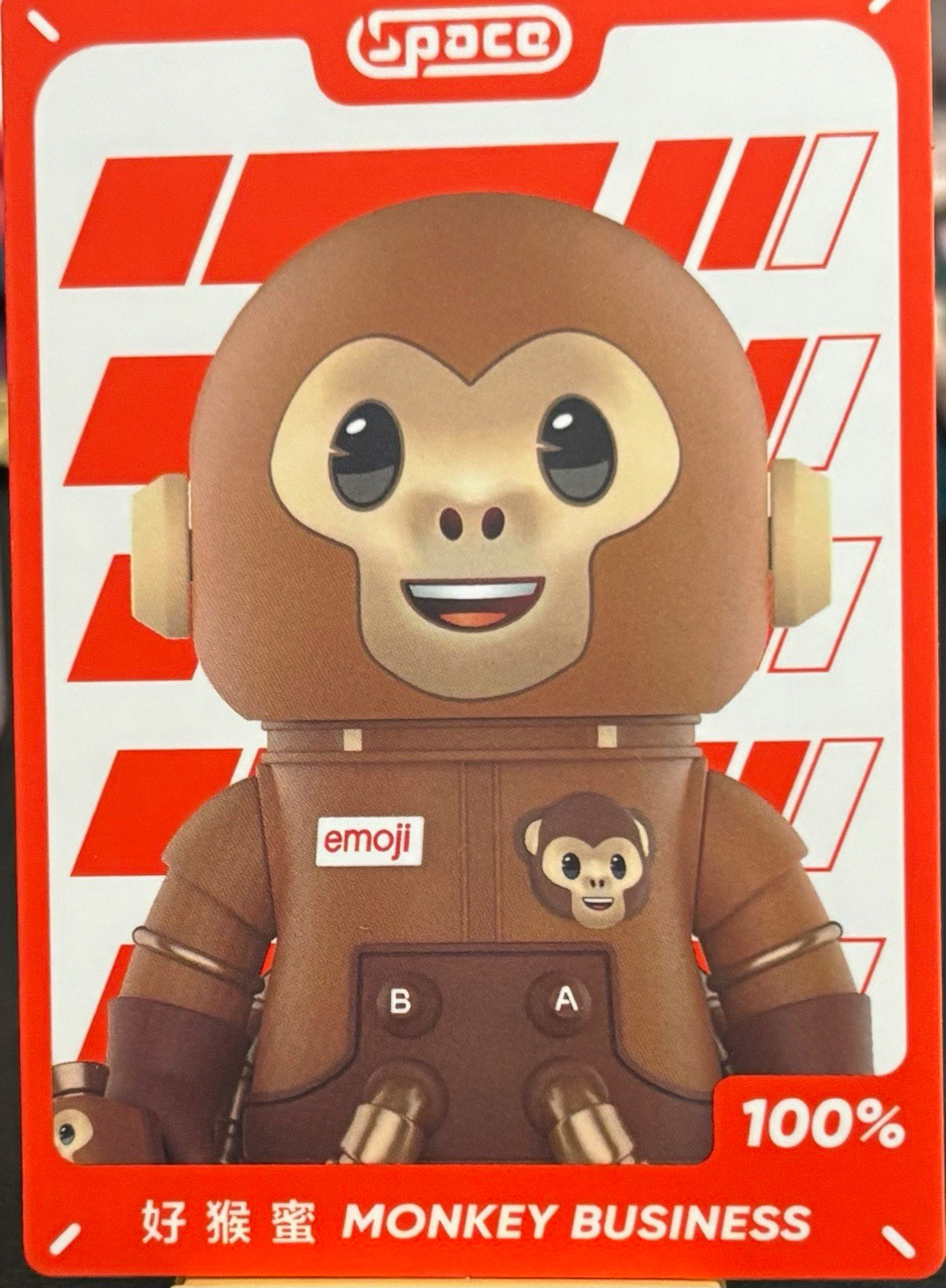 POP MART x KENNYSWORK MEGA SPACE MOLLY 100% emoji - Monkey Business POP MART x KENNYSWORK MEGA SPACE MOLLY 100% emoji - Monkey Business