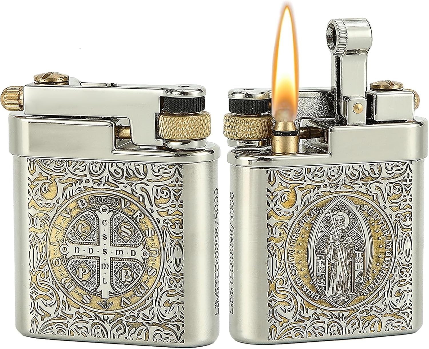Vintage Trench Lighter Refillable Kerosene Constantine