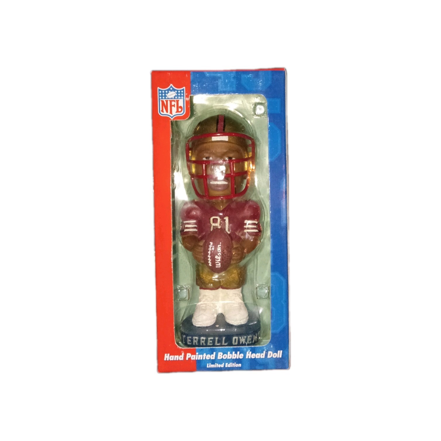 Bobble Dobbles Terrell Owens San Francisco 49ers Bobblehead NFL Football New Bobble Dobbles Terrell Owens San Francisco 49ers Bobblehead NFL Football New