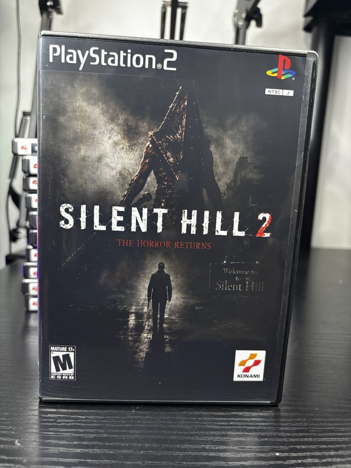 Silent Hill 2 PS2 Replacement Case w/Cover  - No Game Disc