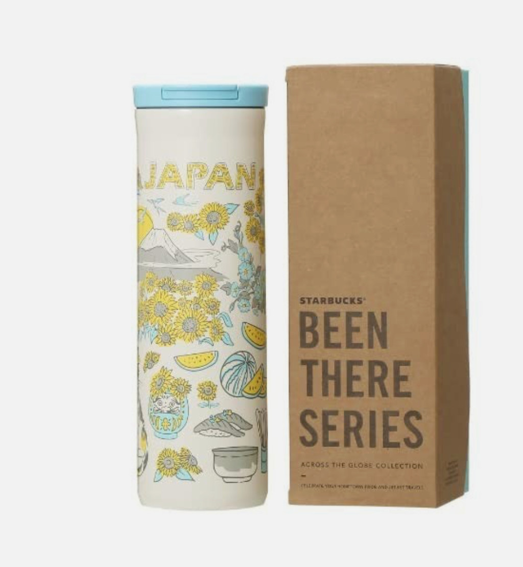 Starbucks Japan Been There Cat Fuji Matcha Stainless Metal Tumbler Bottle RARE Starbucks Japan Been There Cat Fuji Matcha Stainless Metal Tumbler Bottle RARE