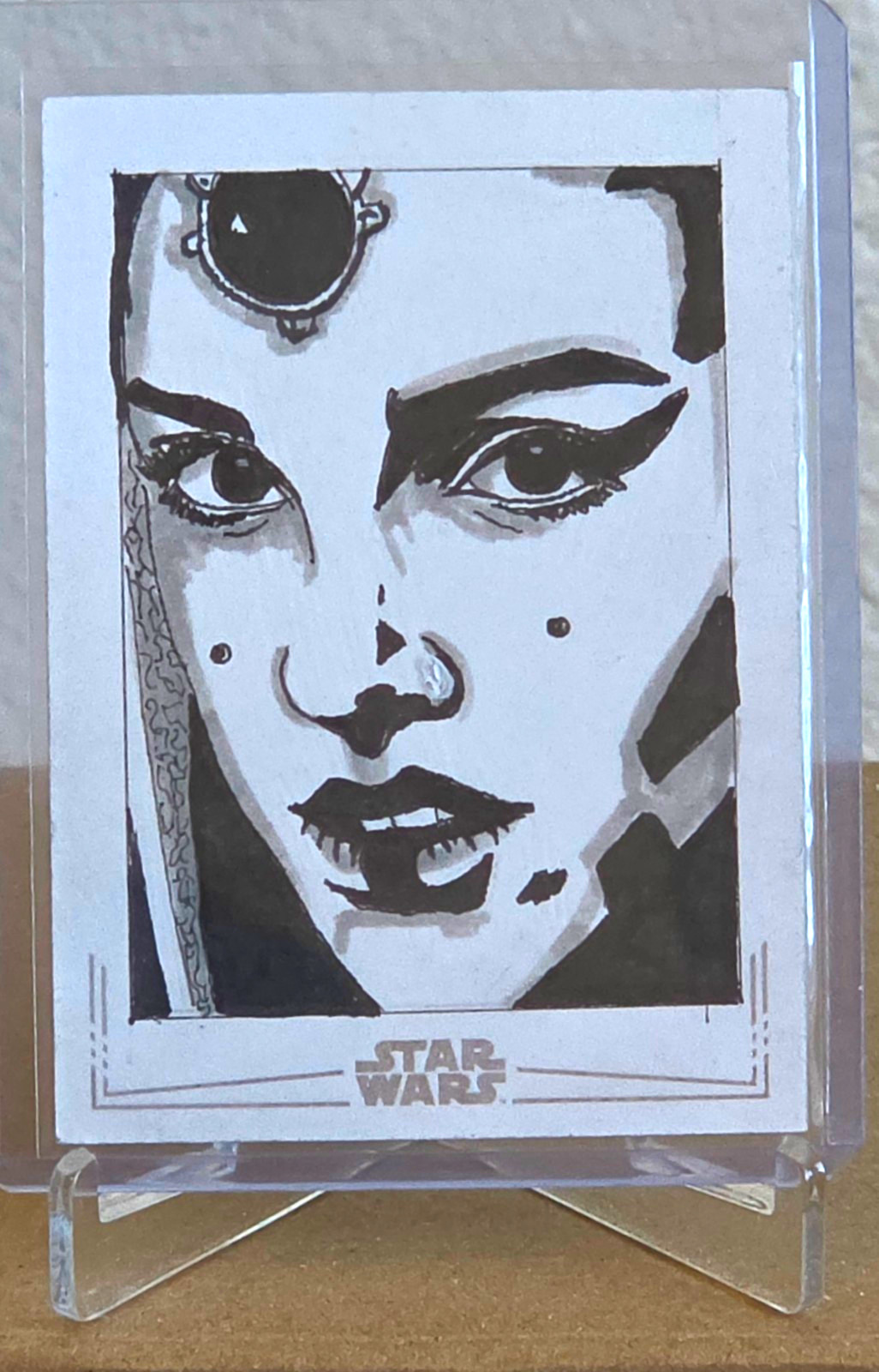 2022 Topps Masterworks Star Wars Padme 1/1 Artist Sketch Card CMP115849