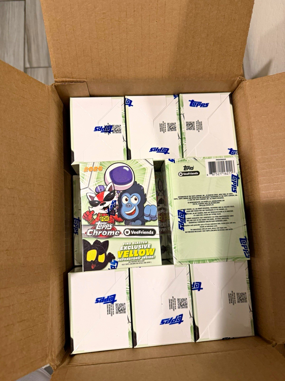 Topps 2026 Topps Chrome VeeFriends Value Box Lot Of 10