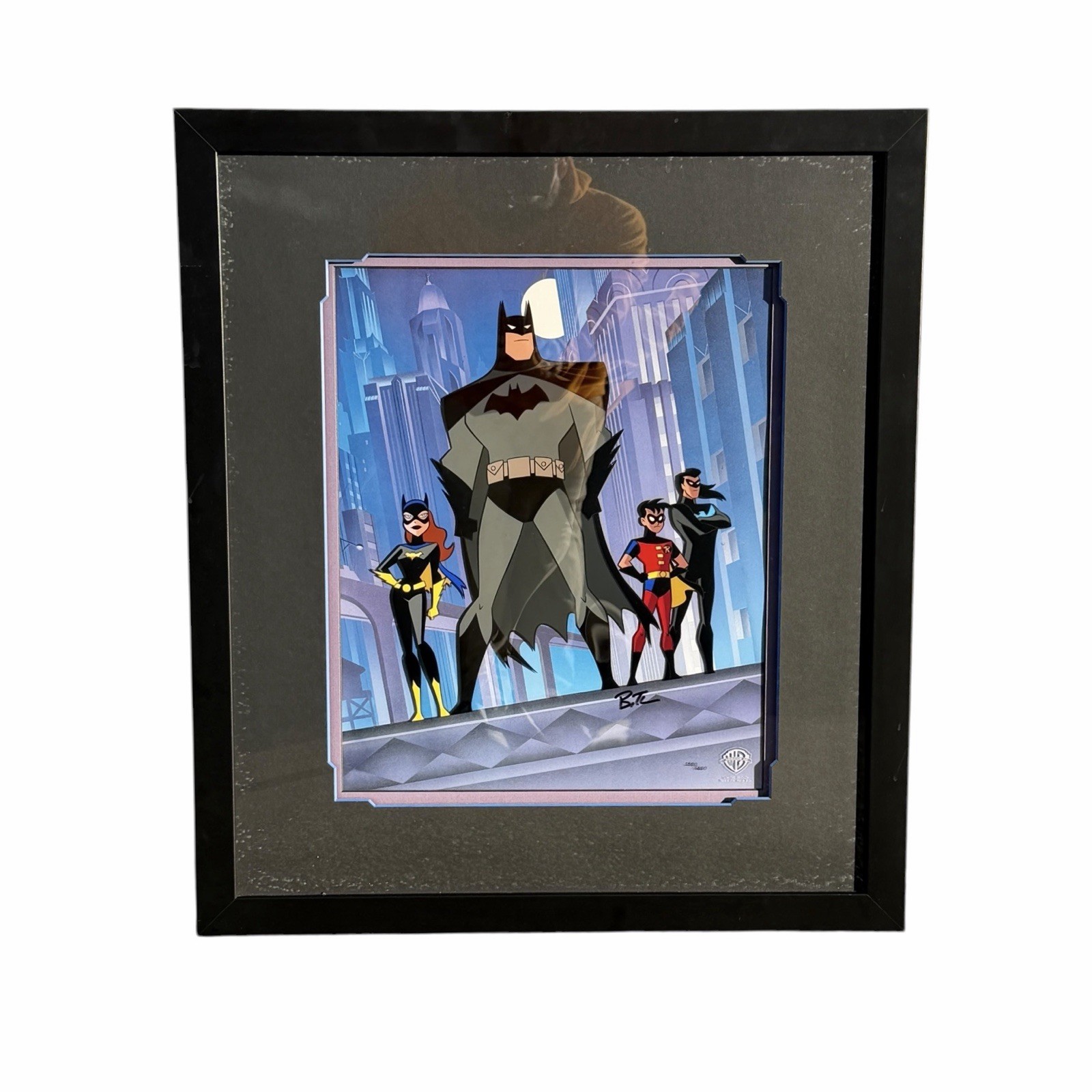 Original Framed Batman The Animated Series Bruce Timm #250/250 RARE