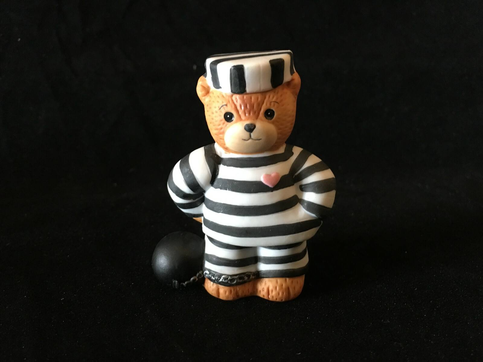 Lucy & Me Prisoner Of Love Bear Ball & Chain Enesco Lucy Rigg 1989