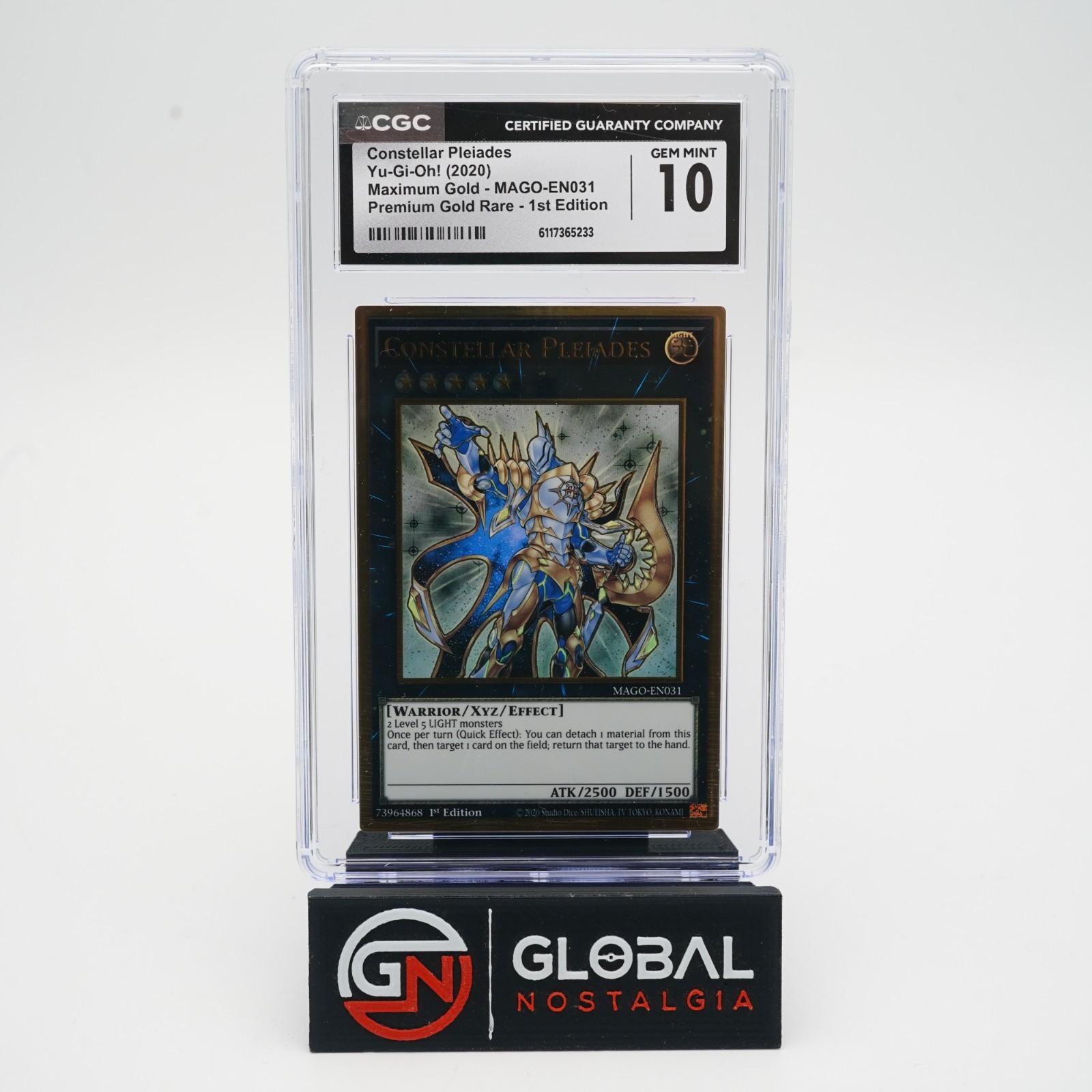 Constellar Pleiades #MAGO-EN031 YuGiOh Max Gold 1st Ed 2020 POP 1 CGC 10