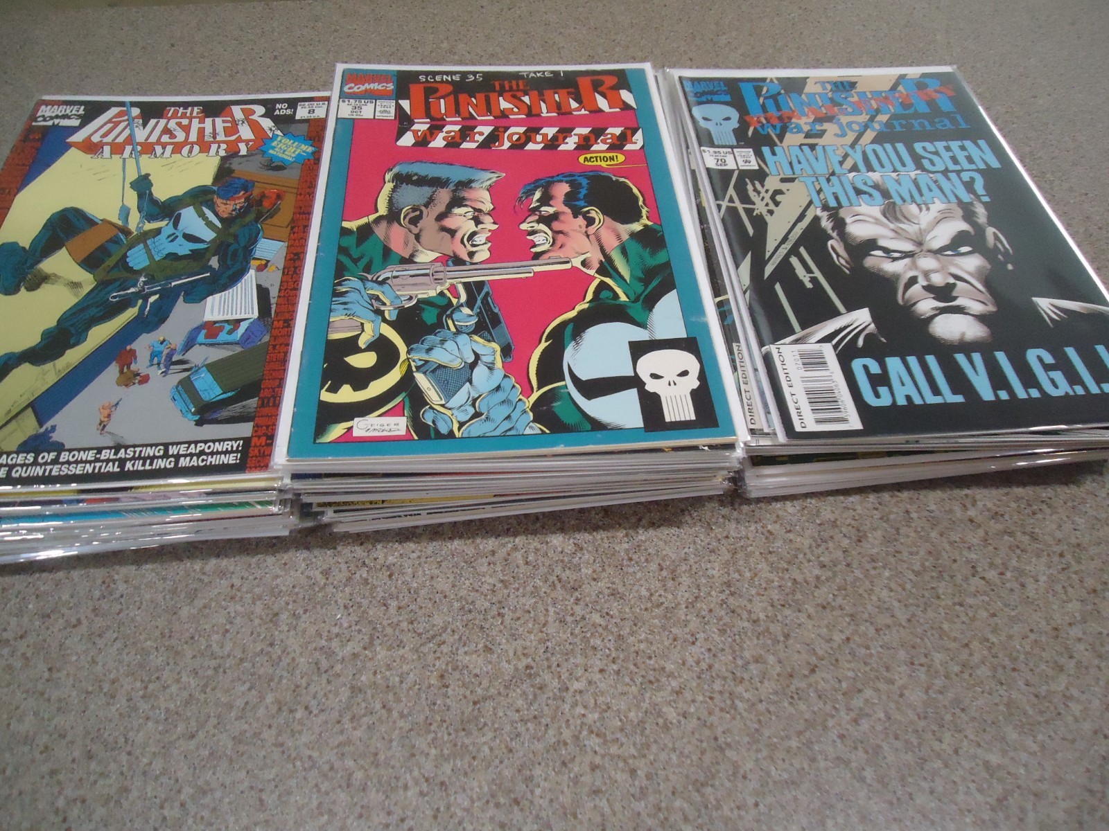 PUNISHER HUGE LOT OF 68 HIGH GRADE BAGGED AND BOARDED COMICS DIFFERENT SERIES PUNISHER HUGE LOT OF 68 HIGH GRADE BAGGED AND BOARDED COMICS DIFFERENT SERIES
