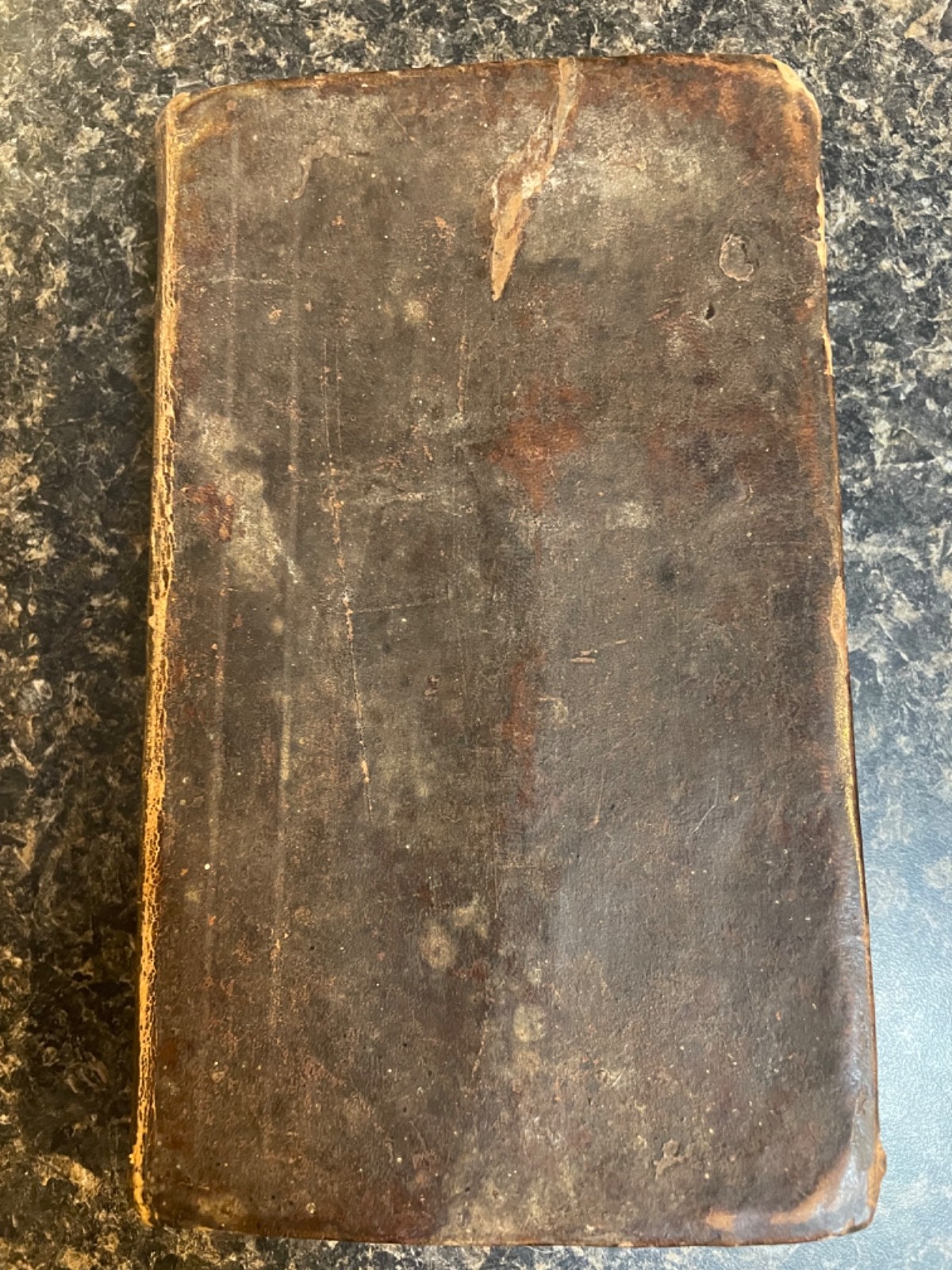 Antique 1833 Czech Hebrew Bible 568 pages Pocket Size 7 1/2