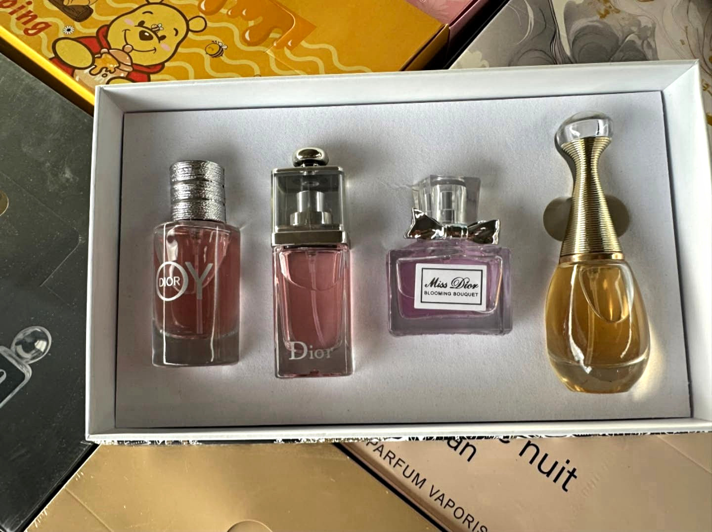 Christian Dior Mini Perfume Bottle Set - Miss Dior Blooming Bouquet & Joy