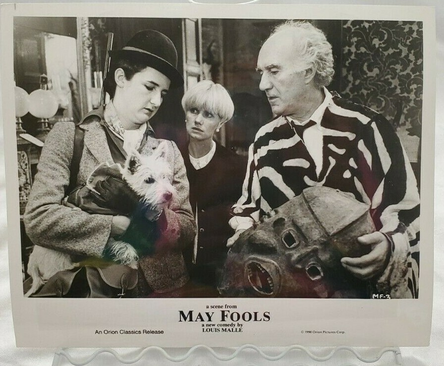 1990 Press Photo Miou-Miou Valerie Lemercier Michel Piccoli Scene from May Fools 1990 Press Photo Miou-Miou Valerie Lemercier Michel Piccoli Scene from May Fools