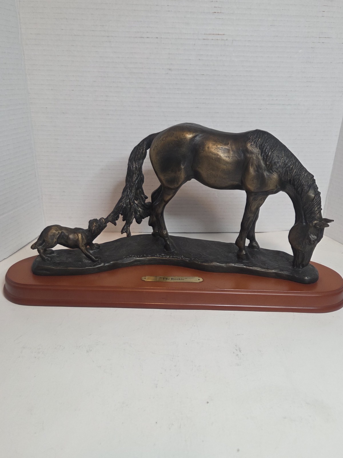 Vintage Montana Silversmiths Montana Lifestyles The Rookie Cast Bronze 