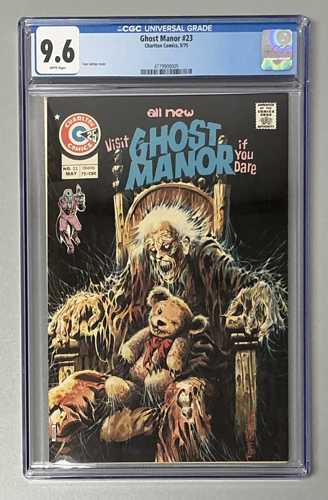 Ghost Manor #23 CGC 9.6 (1975 Charlton Comics) Tom Sutton Classic Cover Ghost Manor #23 CGC 9.6 (1975 Charlton Comics) Tom Sutton Classic Cover