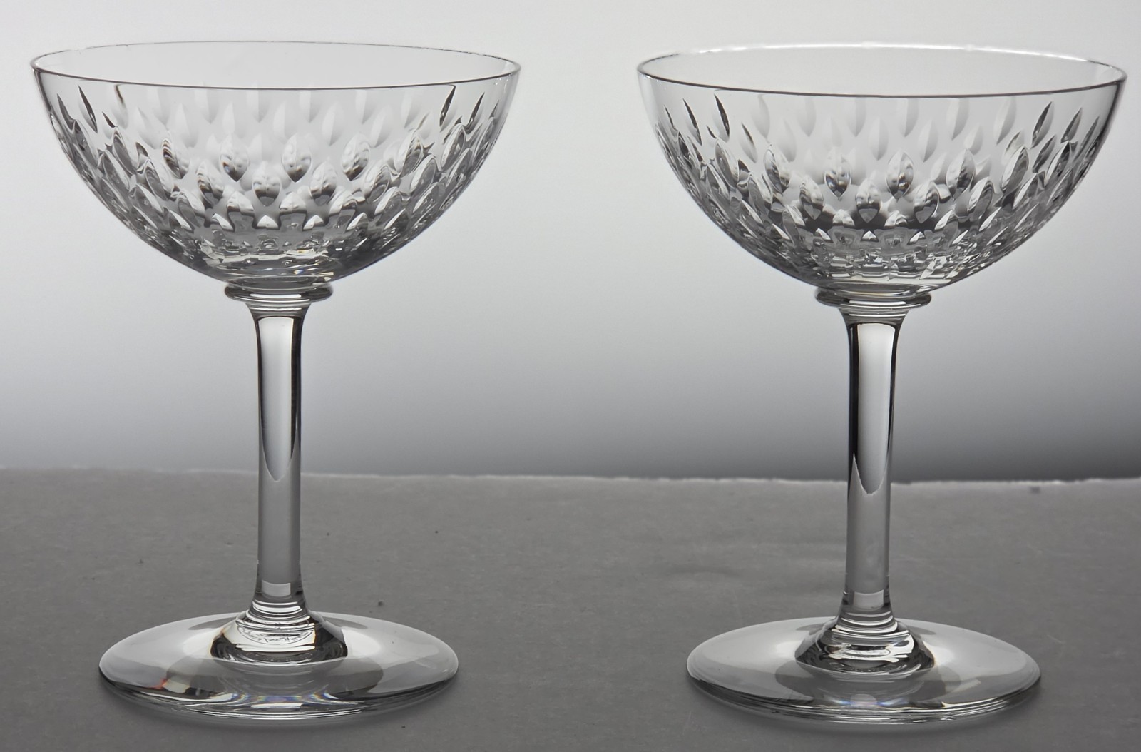 VTG Set of 2 Baccarat Crystal Paris (Cut) 4 7/8\