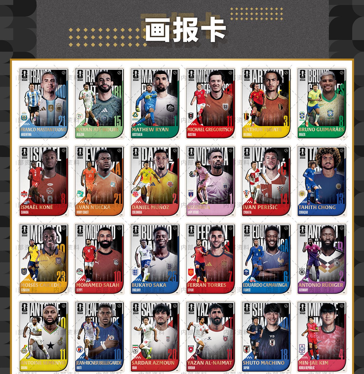 Panini Kayou 2026 Football Soccer Poster Insert Complete Set Lot 48 Cards Panini Kayou 2026 Football Soccer Poster Insert Complete Set Lot 48 Cards