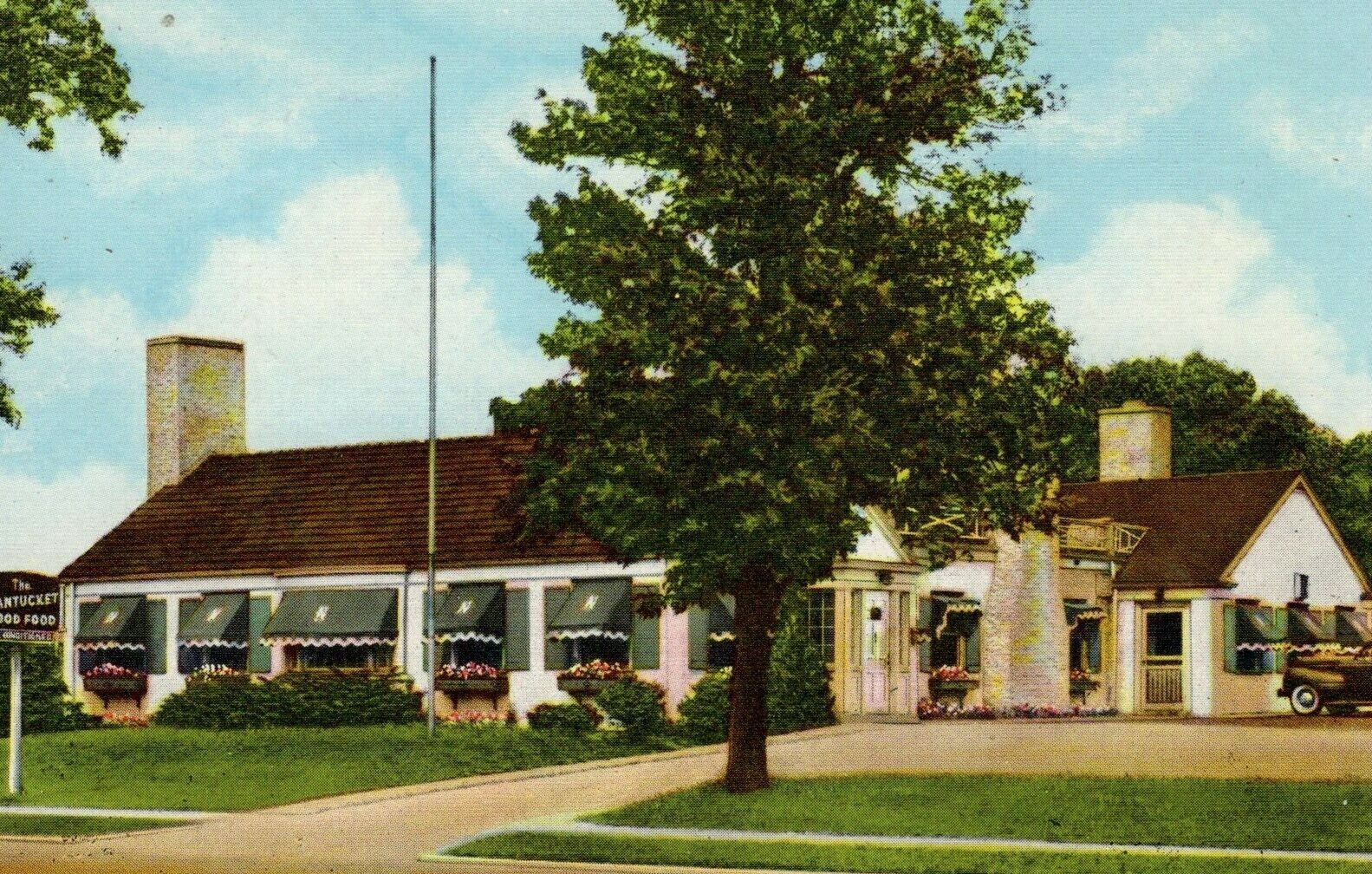 Chicago, Illinois - Dine at the Nantucket in Beautiful Beverly Hills - 1940s