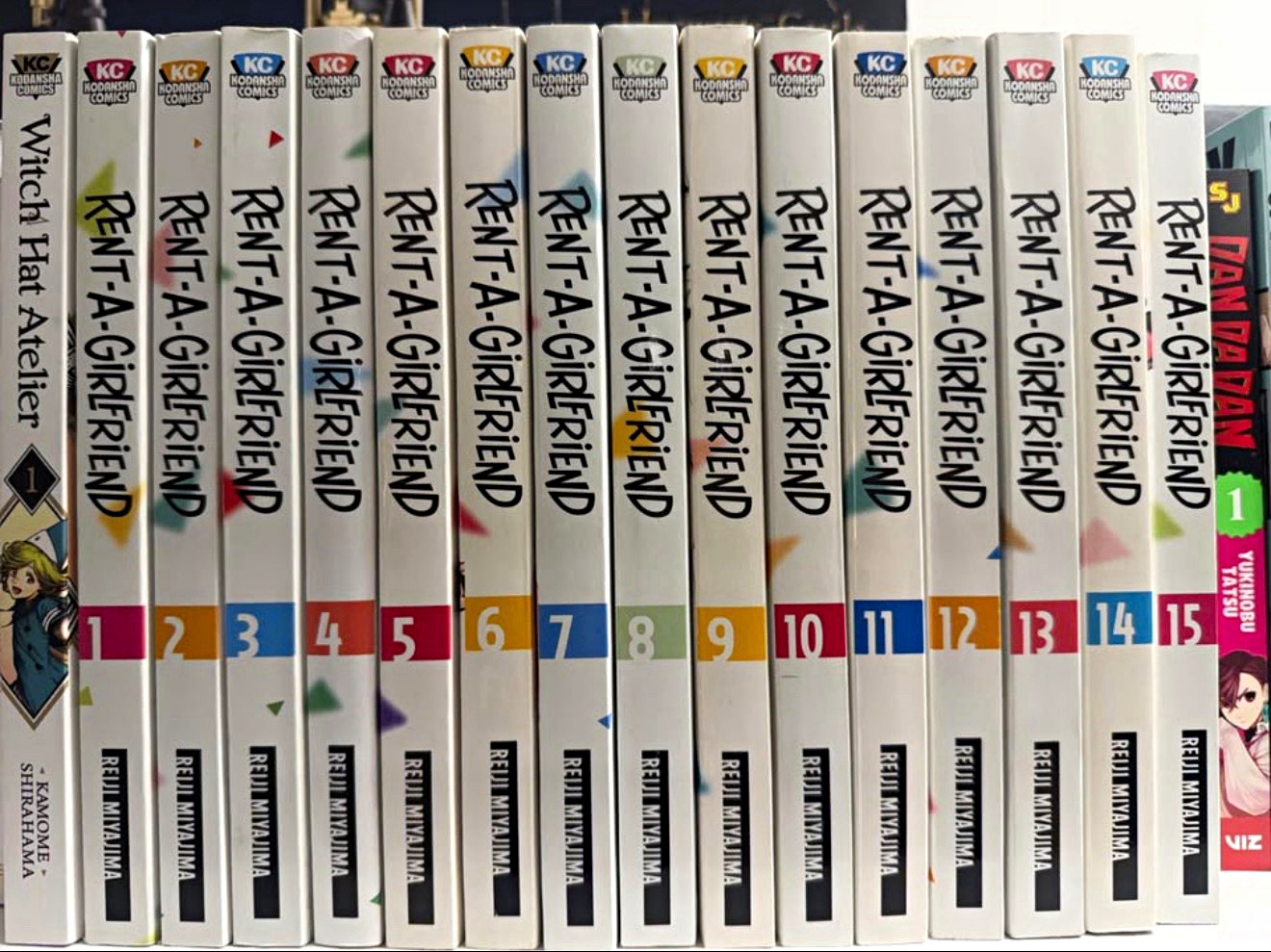 Rent-A-Girlfriend Manga Lot Vol 1-15 (16 Books) Reiji Miyajima TPB