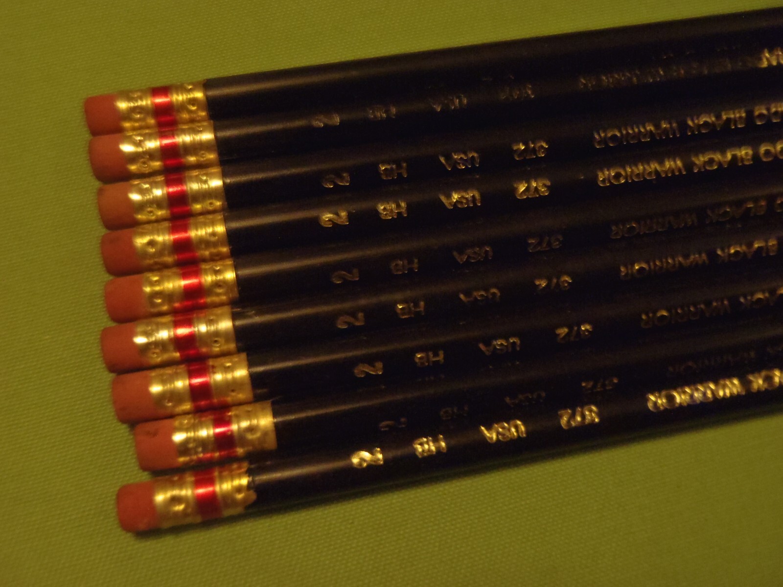 16x Vintage Mirado Black Warrior penciles, chemi-sealed 372 USA HB#2