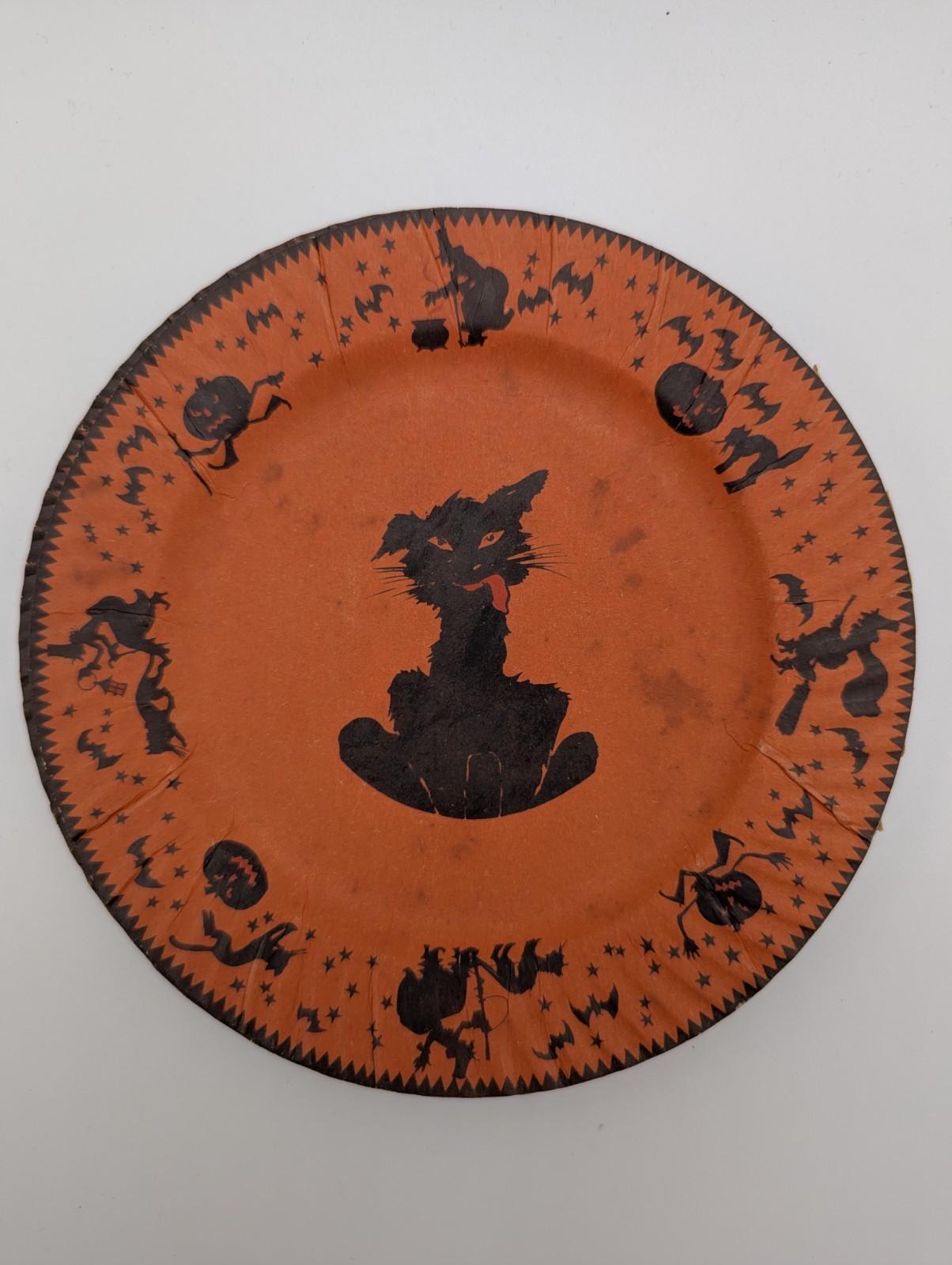 Vintage Halloween Dennison Black Cat 6\