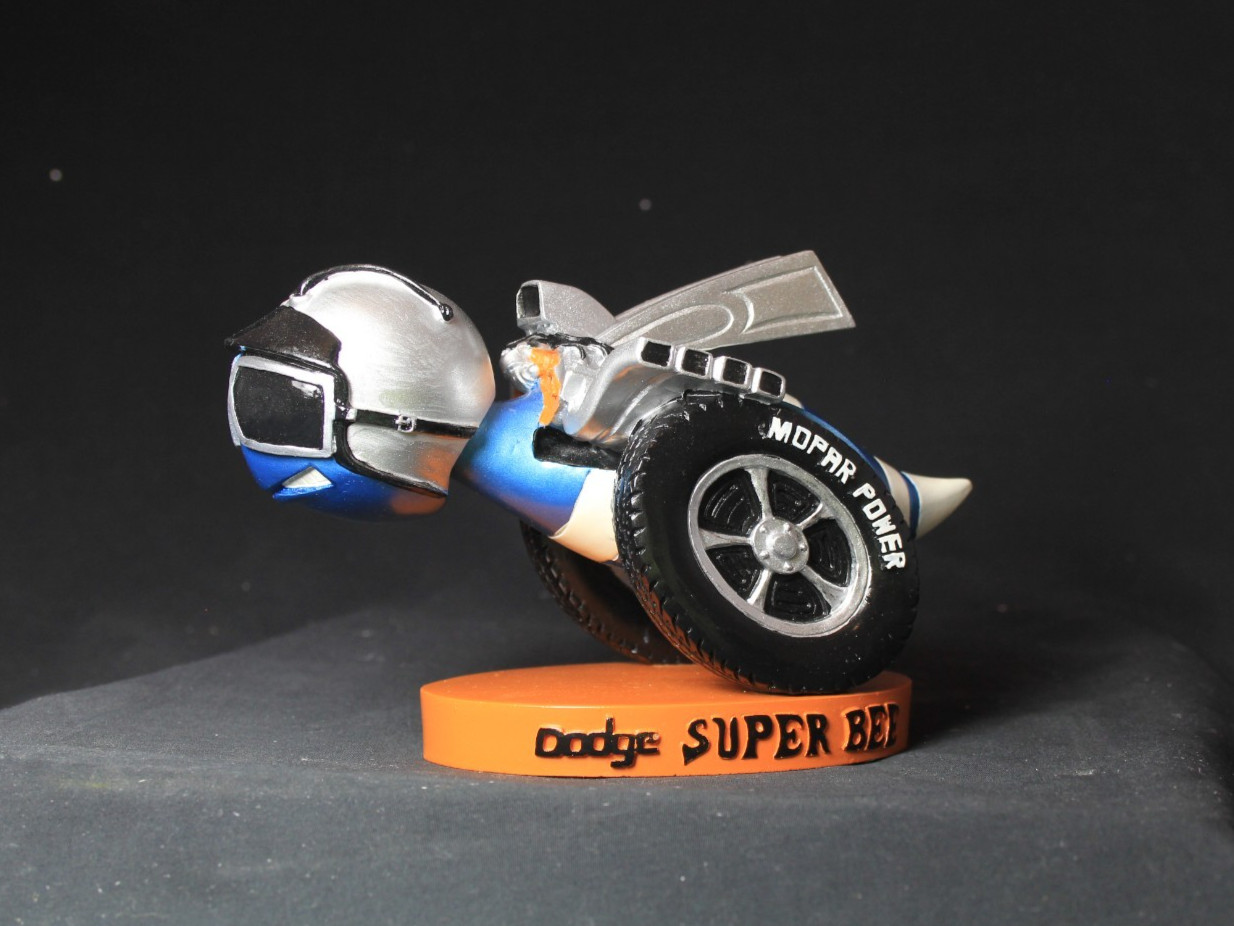 Dodge Super Bee Bobblehead Blue Bent Rod Garage Shaker New Old Stock Mopar Dodge Super Bee Bobblehead Blue Bent Rod Garage Shaker New Old Stock Mopar