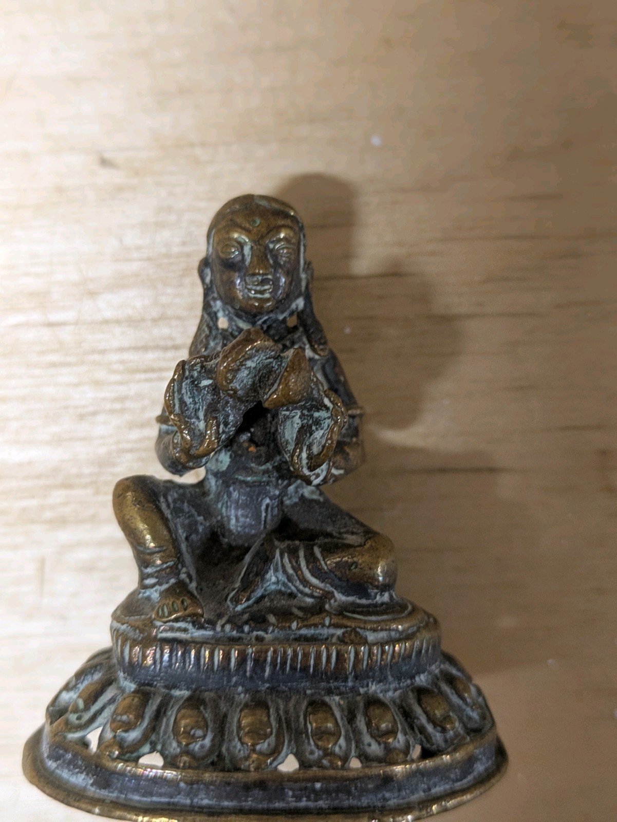 Vintage Shakyamuni Buddha Head Statue Brass/Bronze, 3 In Vintage Shakyamuni Buddha Head Statue Brass/Bronze, 3 In