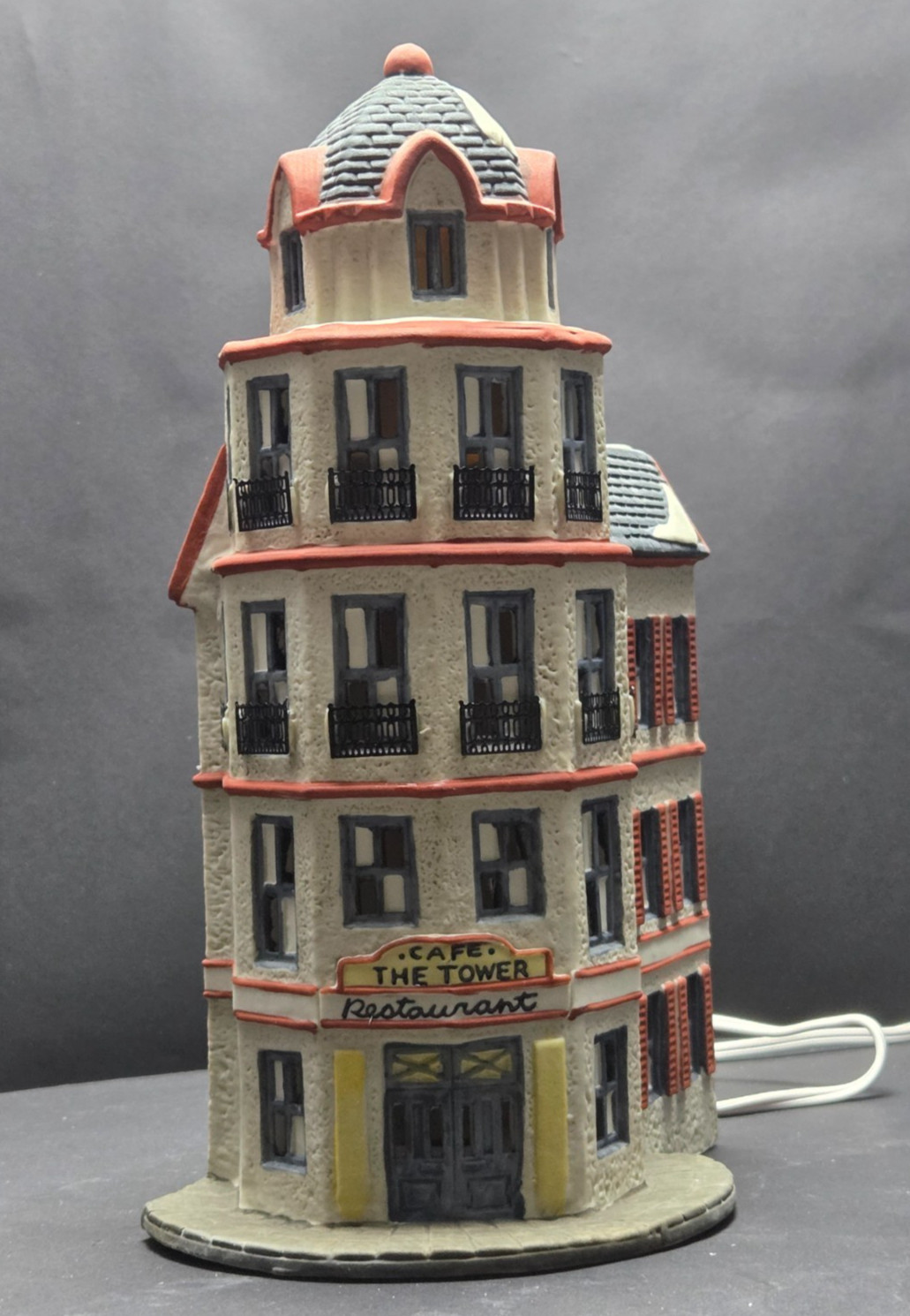 Dept 56 Tower Restaurant Cafe 6512-9 Christmas in the City 1987 Retired