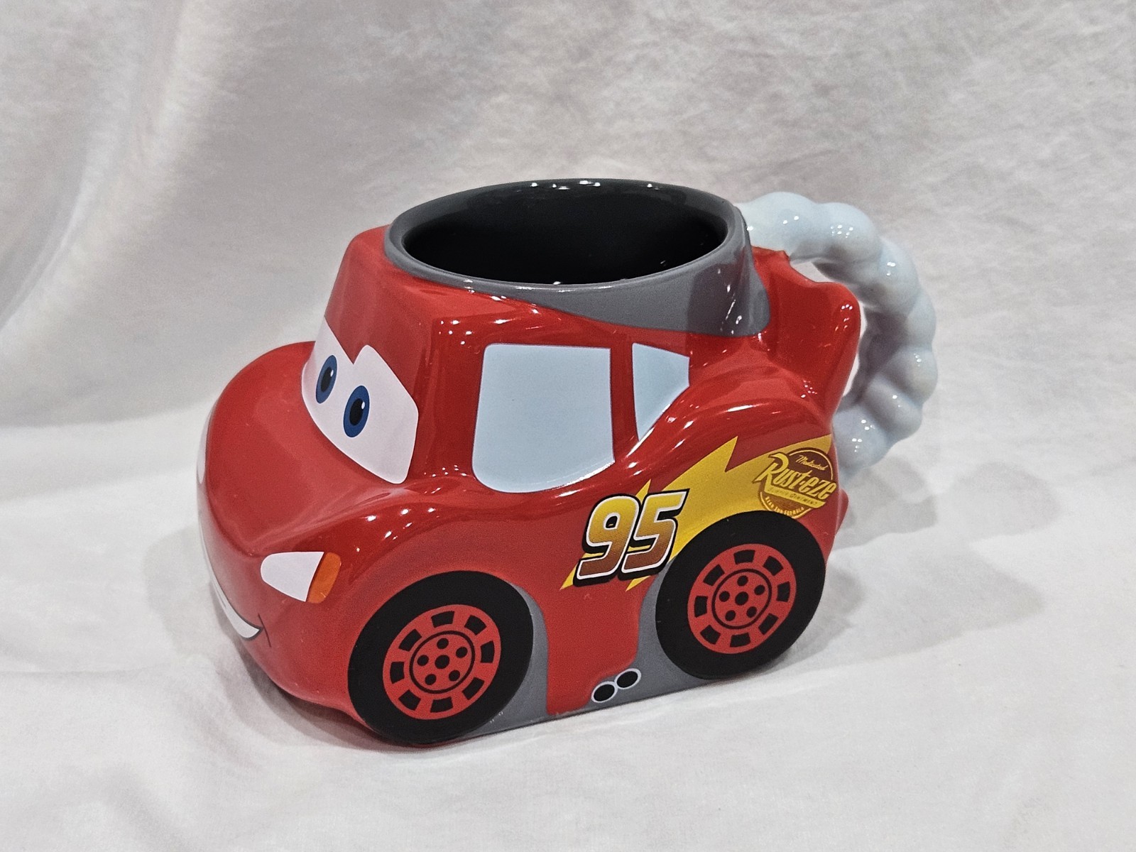 Disney Parks Cars 20th Anniversary Lightning McQueen 3D Sculpted Mug NWT