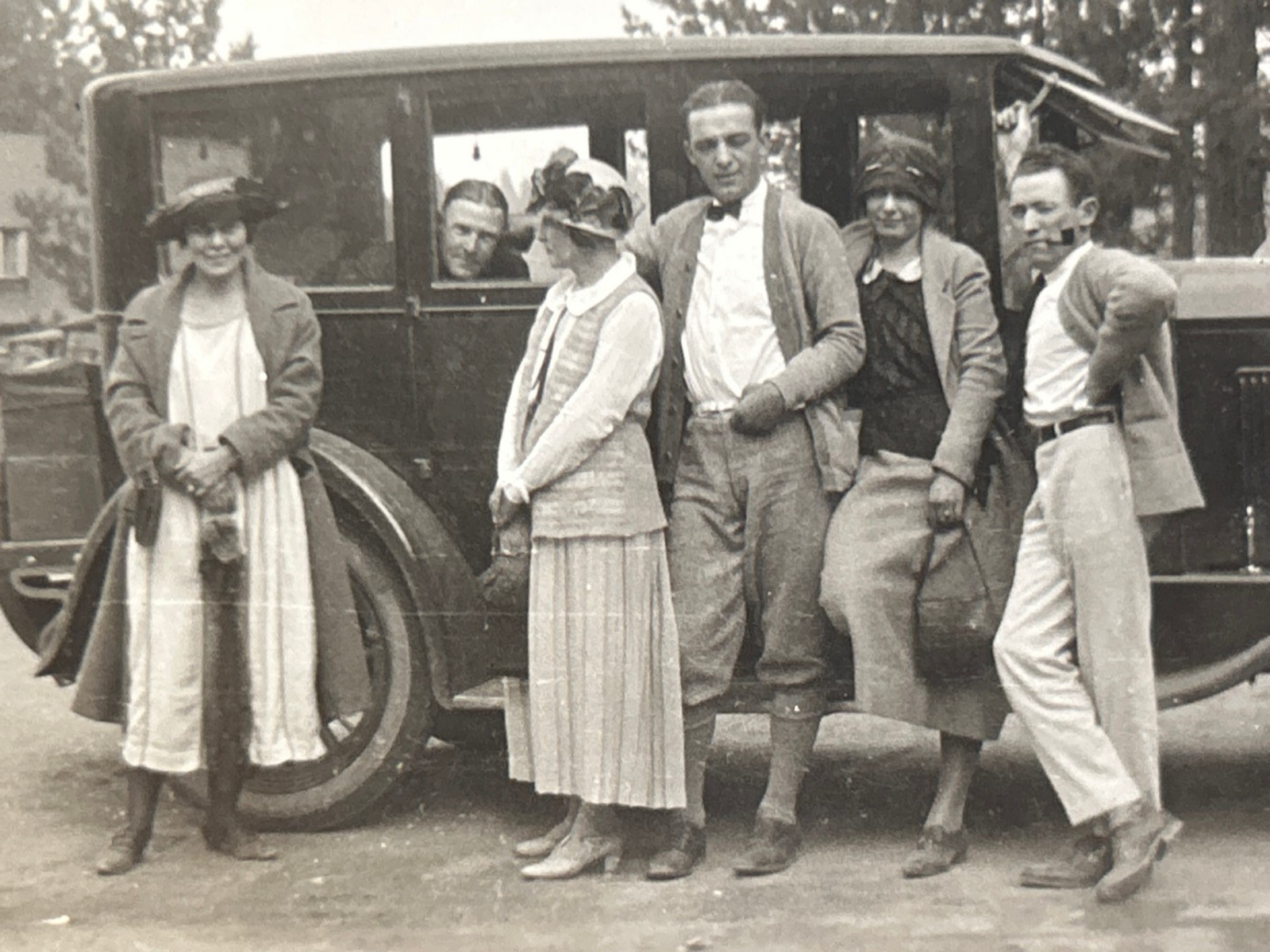 1923 Vintage Sedan Lake Arrowhead California Car Photo