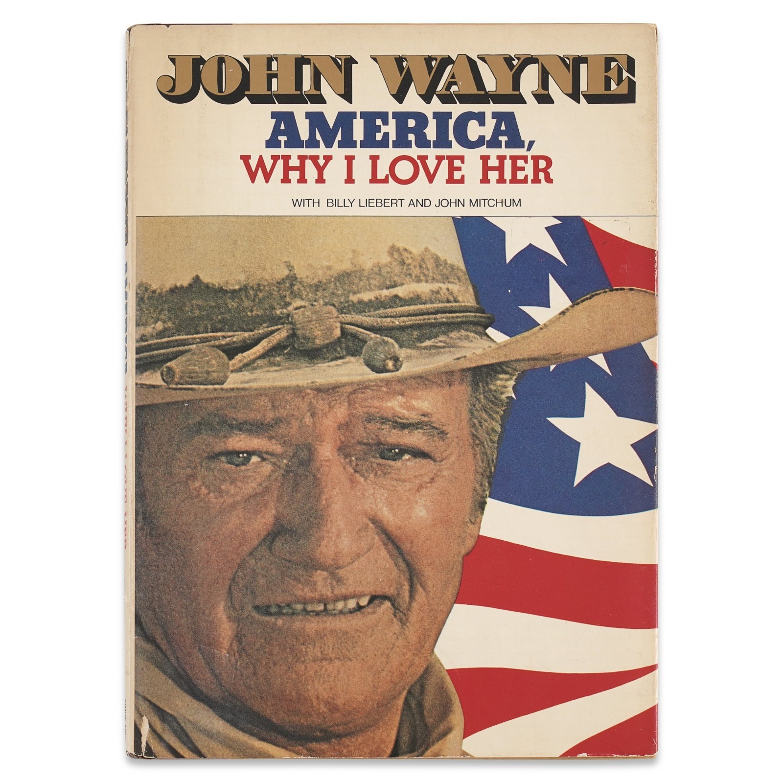 John Wayne Signed America Why I Love Her 1977 1st Edition 1st Print COA