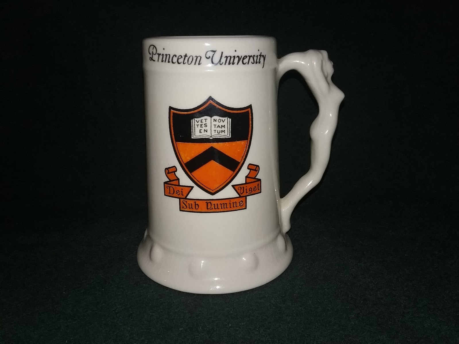 Amazing Vintage 1950s Princeton University Naked Lady Handle Stein VGC RARE 6\