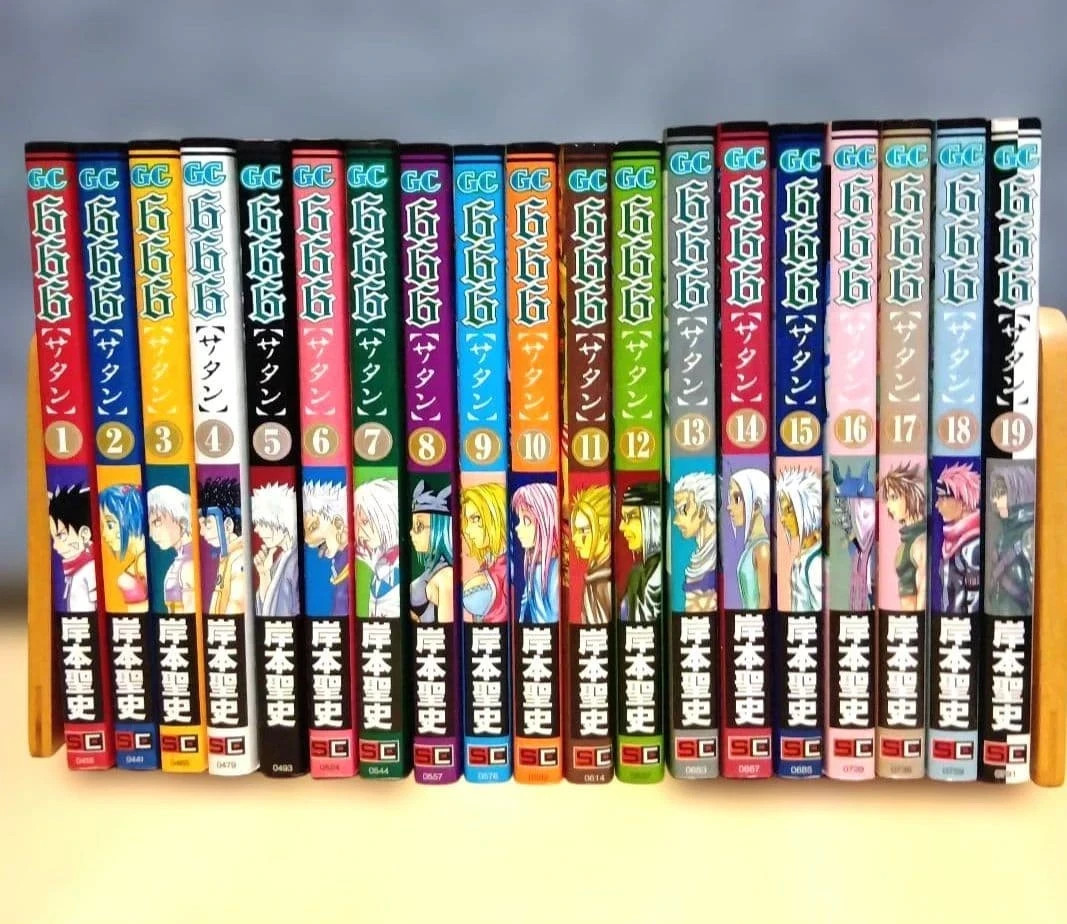 666 Satan / O-Parts Hunter Japanese Manga Comics Vol.1-19 Complete Set From JP