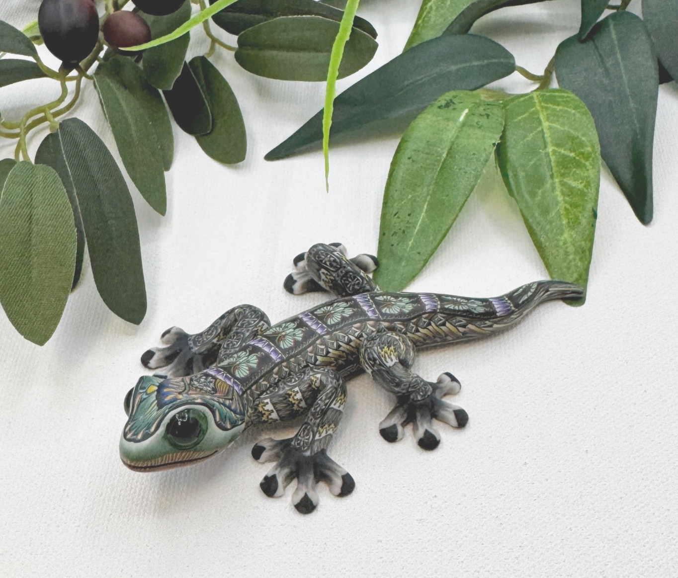 JON STUART ANDERSON\'S. BABY GECKO LIZARD -ONE OF A KIND - COLLECTABLE JON STUART ANDERSON\'S. BABY GECKO LIZARD -ONE OF A KIND - COLLECTABLE