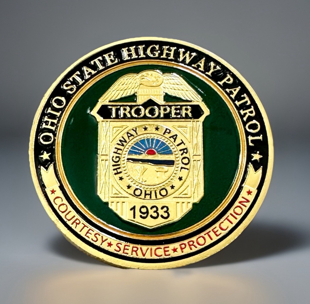 OHIO STATE HIGHWAY PATROL Challenge Coin ·IN STOCK· ·FAST SHIPPING· ·NEW· OHIO STATE HIGHWAY PATROL Challenge Coin ·IN STOCK· ·FAST SHIPPING· ·NEW·