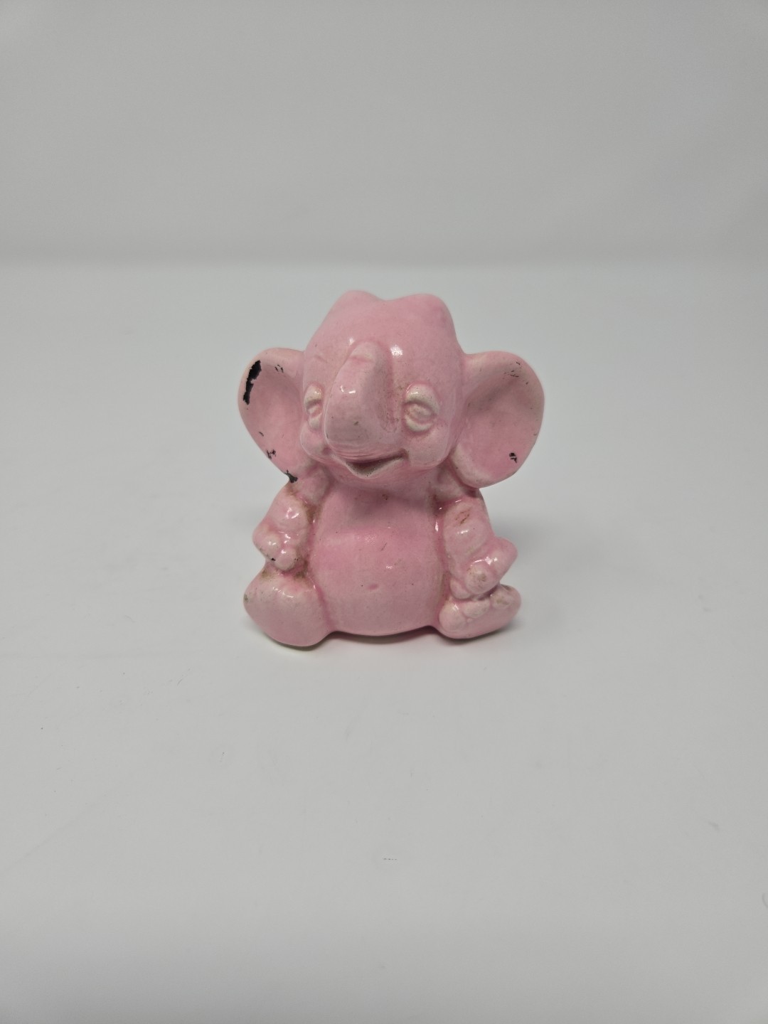 Ceramic pink elephant