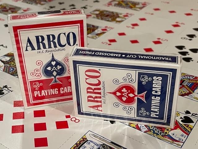 Arrco U.S. Regulation (2025 reprint) playing cards (2 decks) Arrco U.S. Regulation (2025 reprint) playing cards (2 decks)