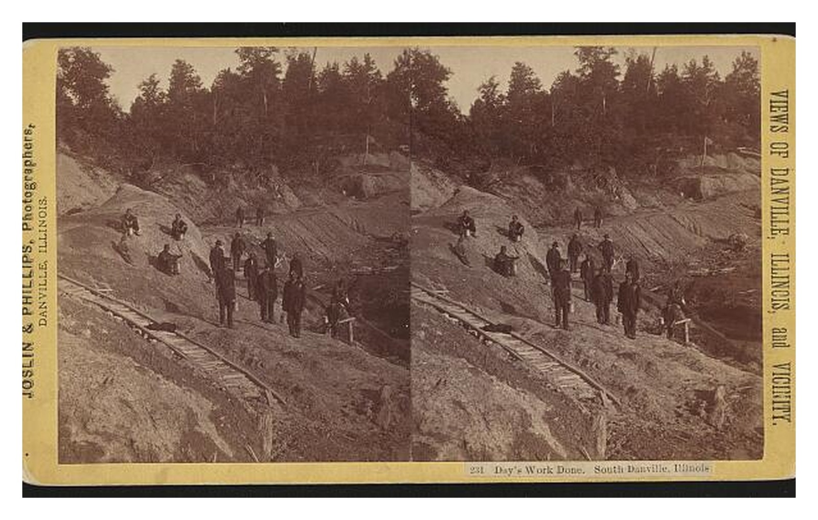 South Danville Illinois Day\'s Work Standard Postcard South Danville Illinois Day\'s Work Standard Postcard