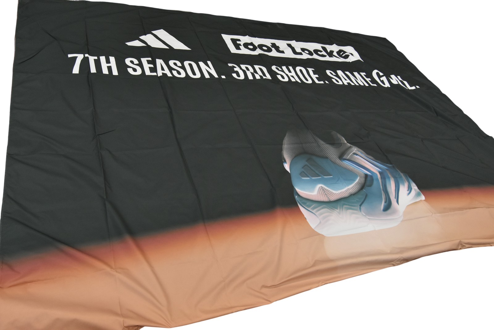 Adidas Foot Locker Fabric Advertising Sign Banner 87