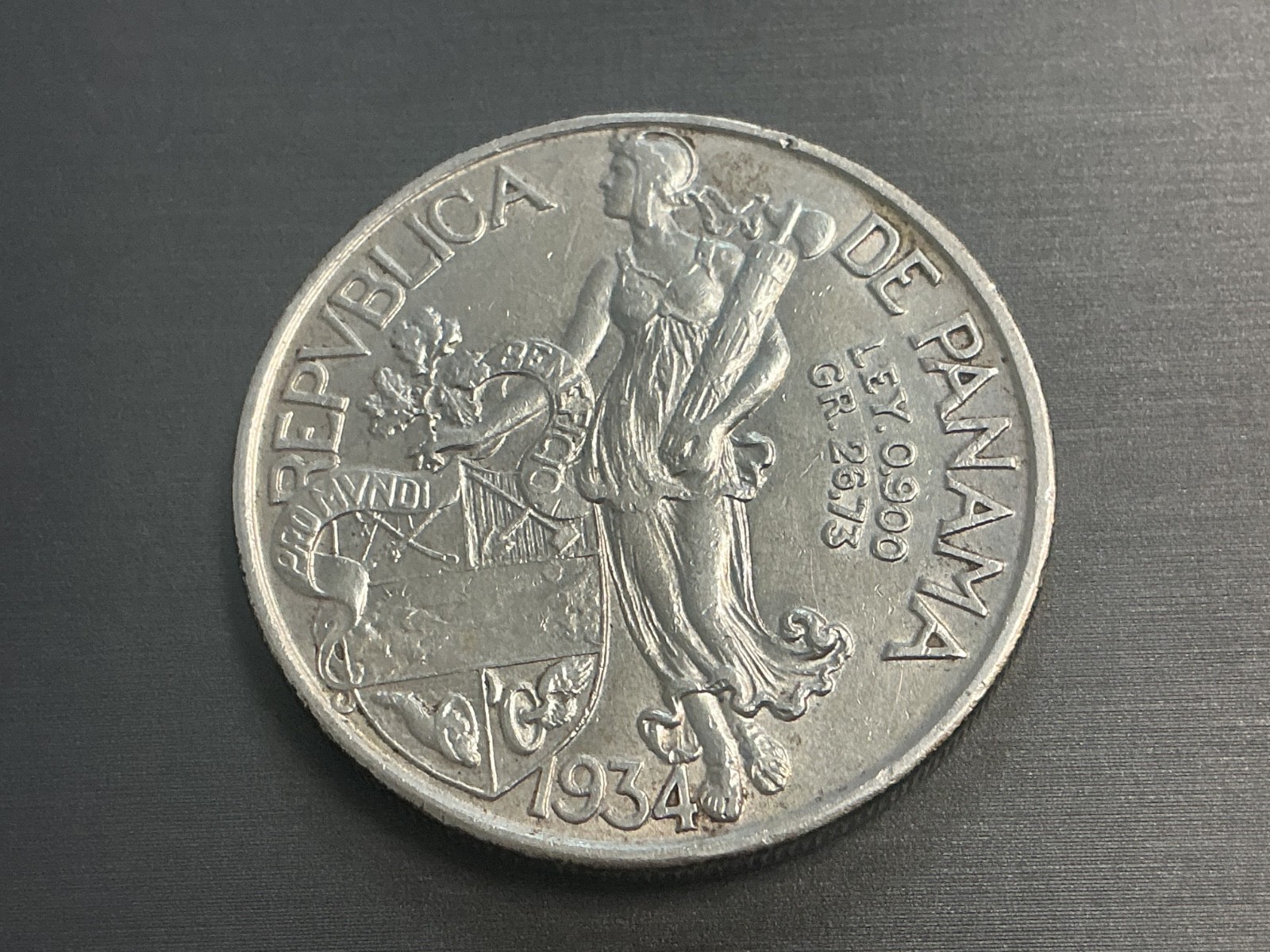 1934 Panama 1 Balboa Choice