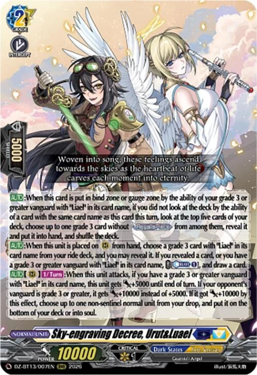 Sky-engraving Decree, Urut&Luael (DZ-BT13/007EN)