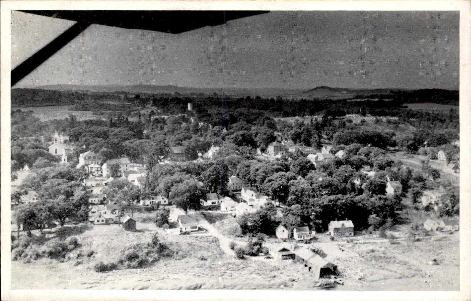 Winterport ME Air View Penobscot Luther S. Phillips c1930s-40s Vintage Postcard