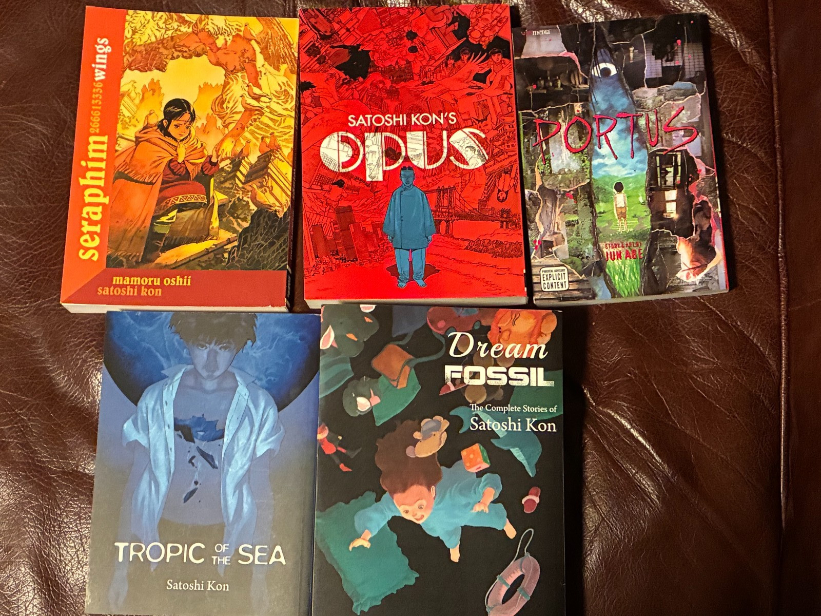 Satoshi Kon Complete English Manga Lot Opus, Dream Fossil, Seraphim + Portus Set Satoshi Kon Complete English Manga Lot Opus, Dream Fossil, Seraphim + Portus Set