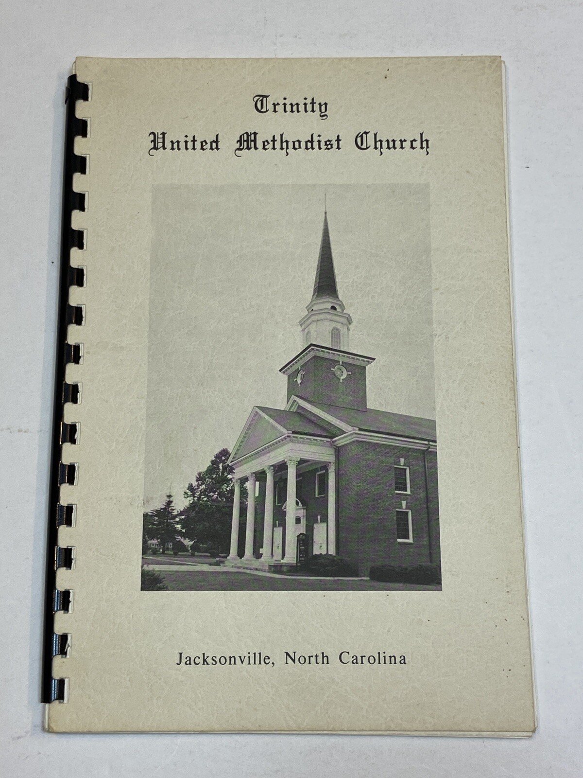 Trinity United Methodist Church Jacksonville North Carolina Directory Vintage NC