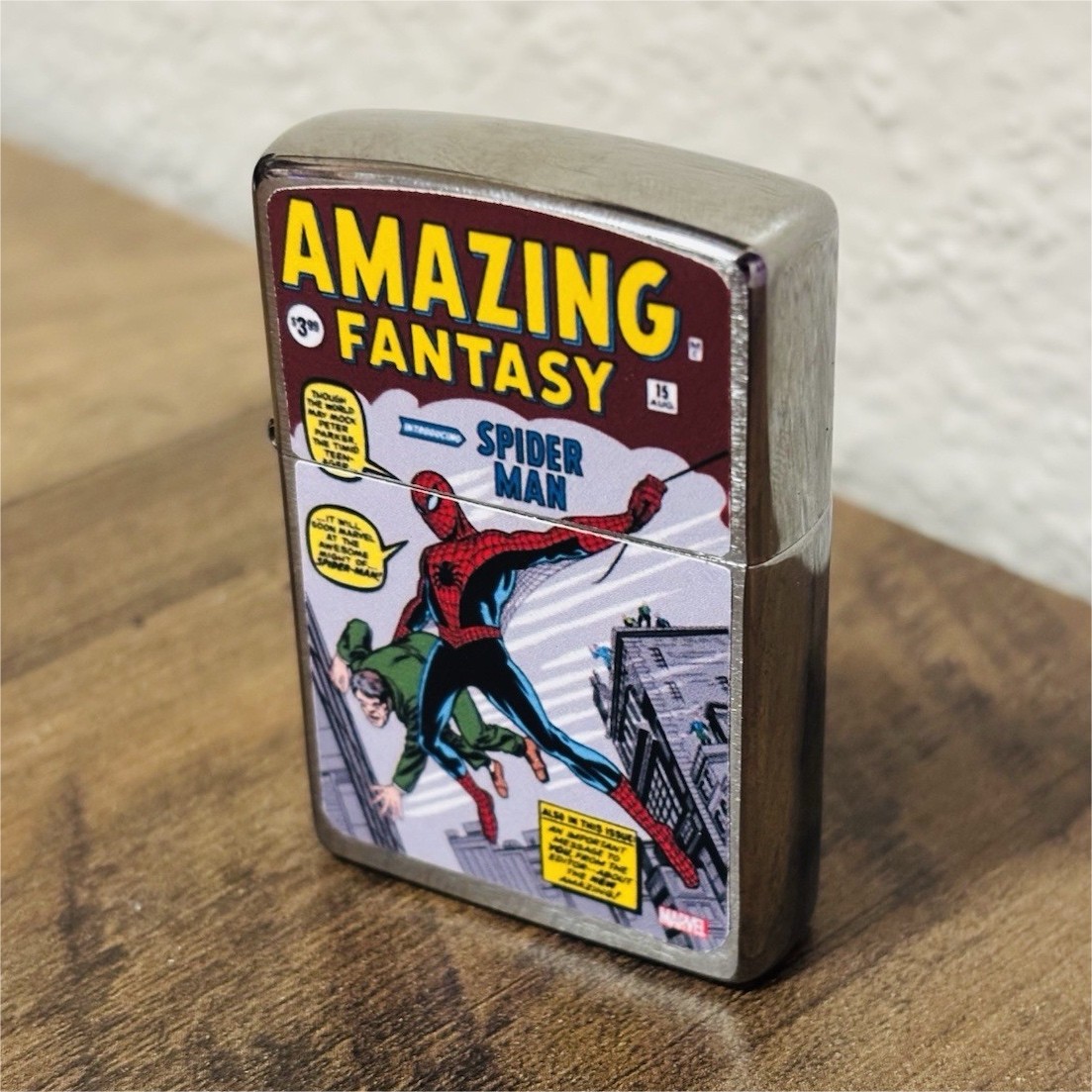 Amazing Fantasy #15 Spider-Man Comic  Zippo Lighter