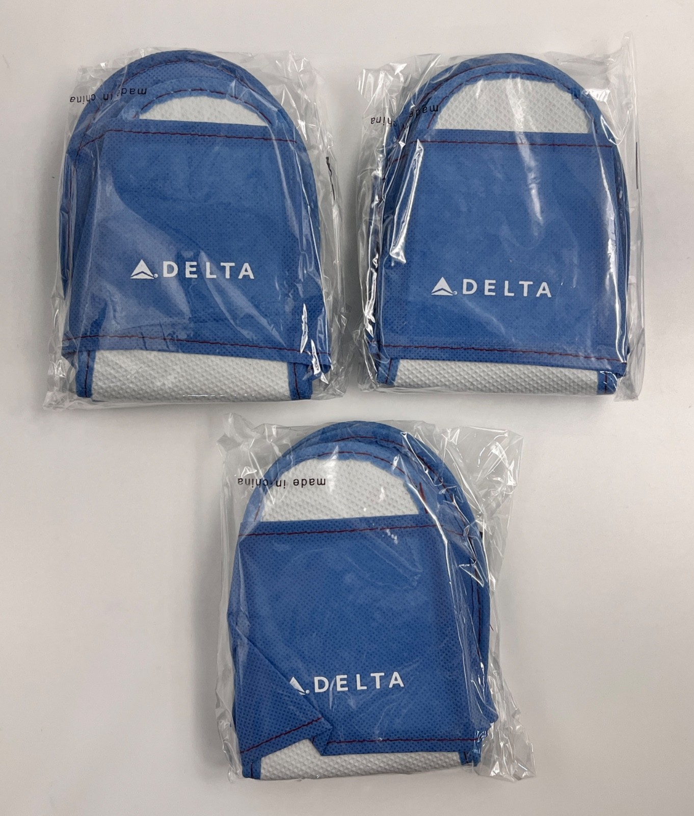 Lot of 3 DELTA Airlines Inflight Comfort Slippers NEW