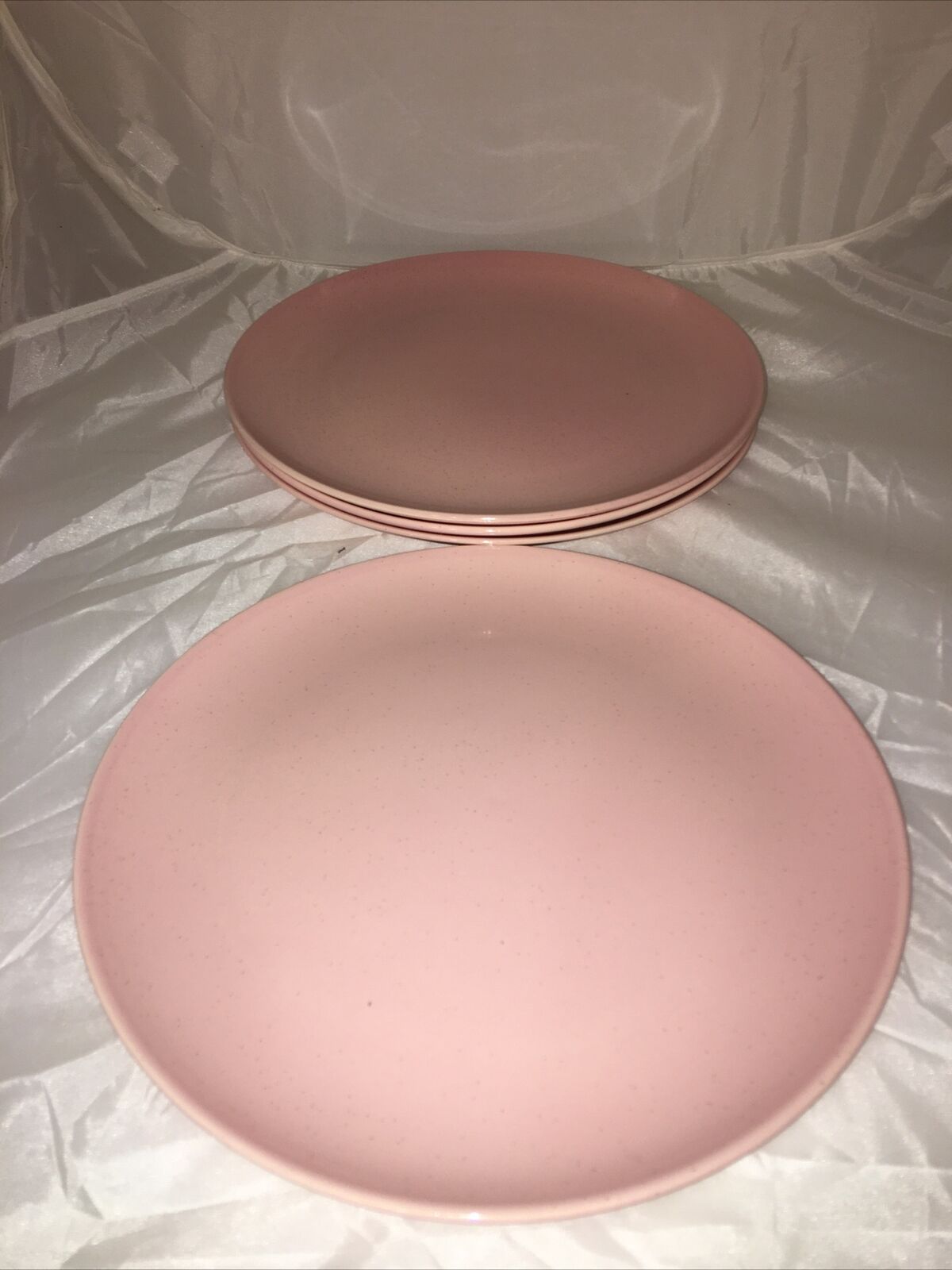 VINTAGE Pink  PASTELS  Pink 10-1/8” Luncheon Plate USA