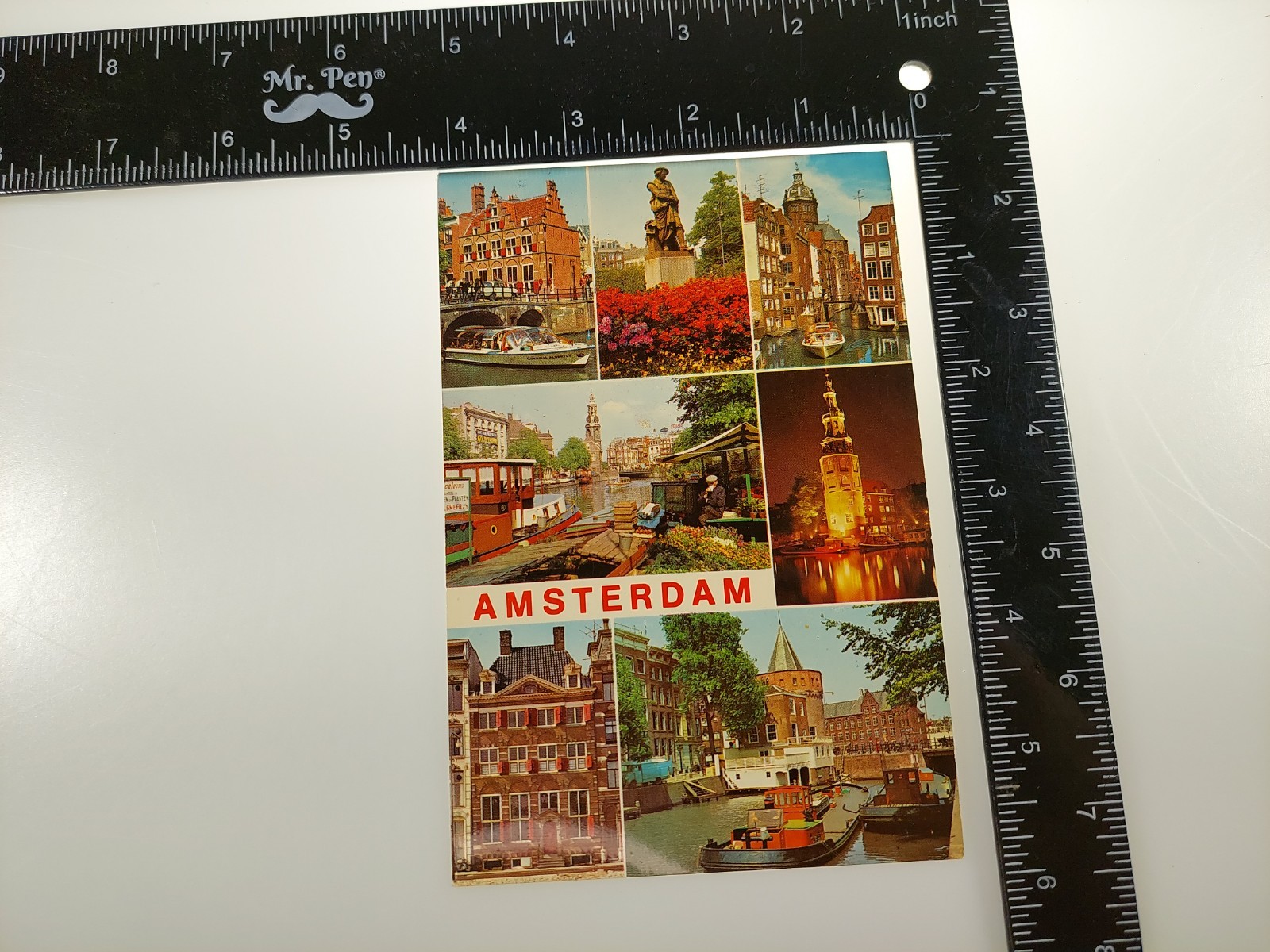 Postcard Multi-view Amsterdam Holland Netherlands  (B) 