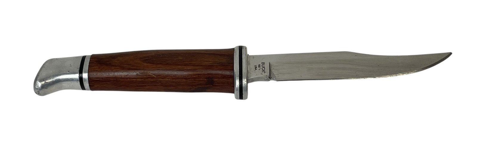 Buck 102 Woodsman Fixed Blade Wooden Handle Knife